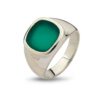 Ring Cushion Green Onyx