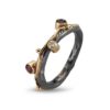 Zeus Triple Precious Stones Ring