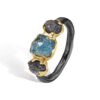 Ring Mera Raw Aqua