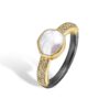 Ring Victoria Keshi Pavé