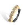 Ring Manhattan Skyline Gold Pavé