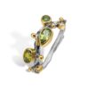 Grace Single Petite Green Polished Ring